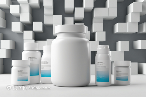 白色瓶中的藥品